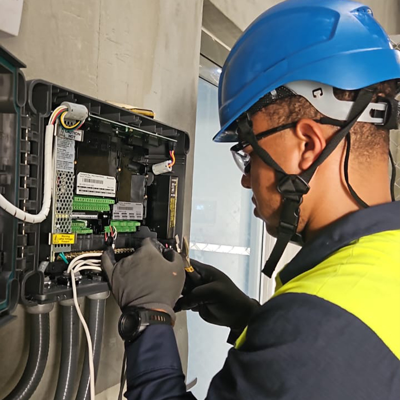 Instalacion de sistema de deteccion de gases