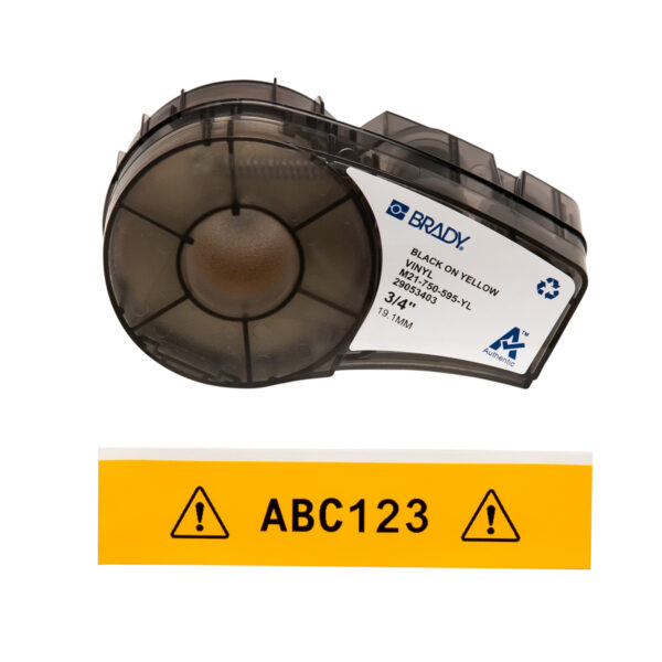 Etiquetas de Vinilo Brady Amarillas para Todo Clima M21 750 595 YL
