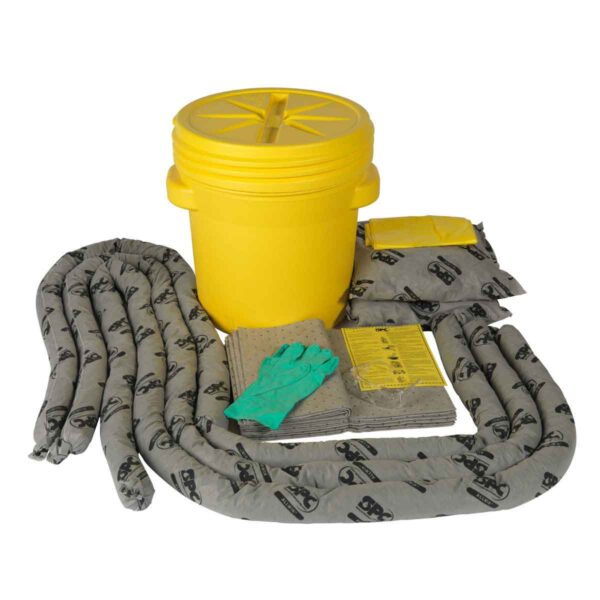 Kit Universal para Control de Derrames Brady SPC AllWik Lab Pack 20 Galones