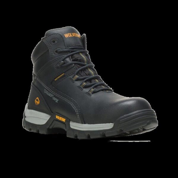 Bota de seguridad WOLVERINE TARMAC Waterproof  Color Negro y Hi Vis – 10304