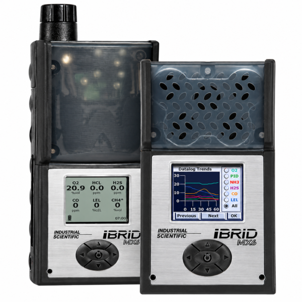 Industrial Scientific Mx6 Ibrid Multi Gas Minitor Lel, Co/H2S, Hcn, O2,So2