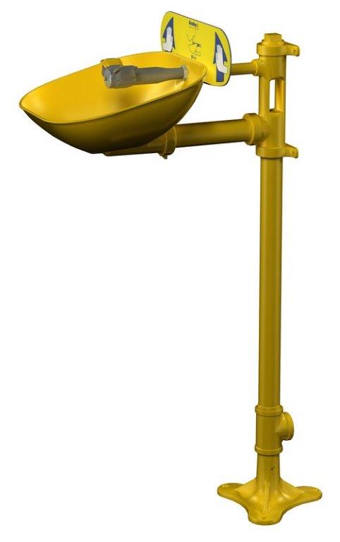 Lavaojos de Pedestal Bradley Halo con Lavabo Plástico