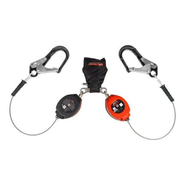 KStrong Línea de Vida AUTORetráctil Dual 8 5 ft Cable SRL LE CLASS 2