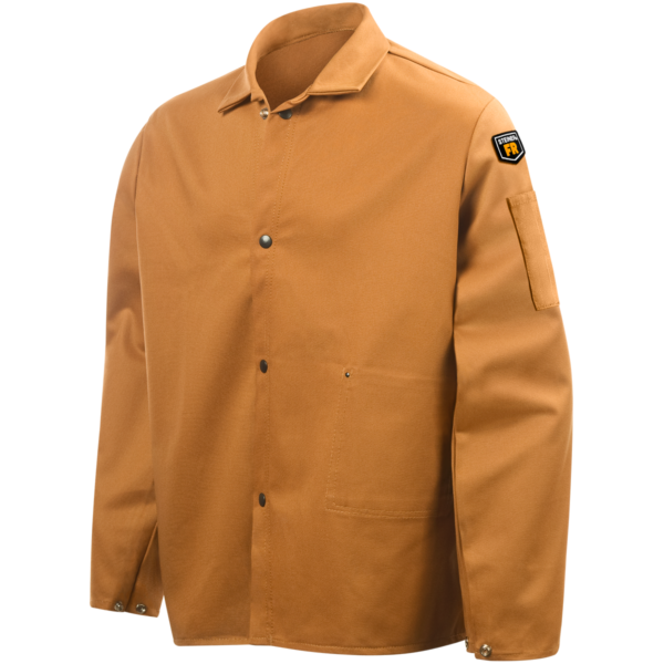 Chaqueta de algodón FR de 12 oz 30" Marrón
