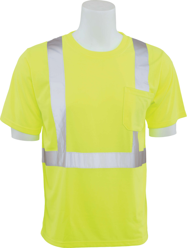 TSHIRT CLASS 2 SHORT SLEEVE LIME MEDIUM ERB 9601S