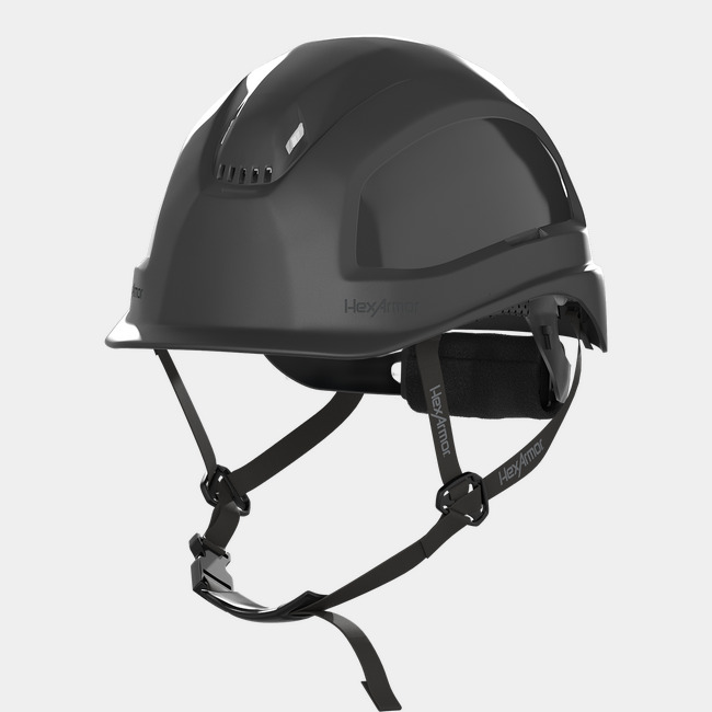 Casco Premium Hexarmor Ceros XP450A Ventilado Negro