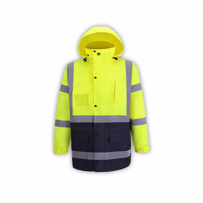JACKET DE LLUVIA 2W ANSI CLASE 3 AMARILLO Y AZUL 736C 3/L