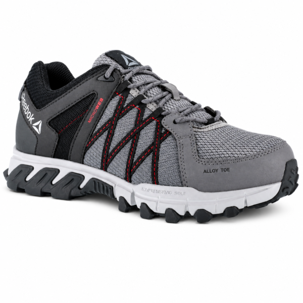 Calzado de Seguridad Atlético REEBOK Trailgrip Gris y Negro – RB3402