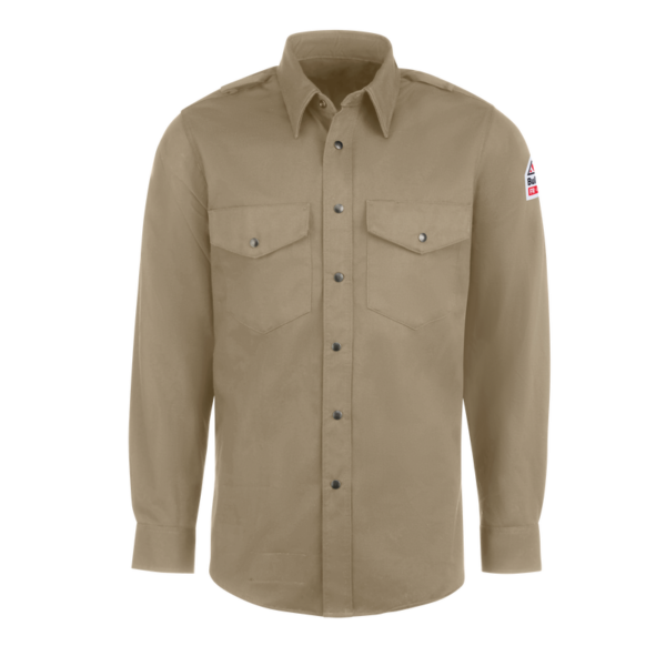Camisas Bullwark mangas largas Crema