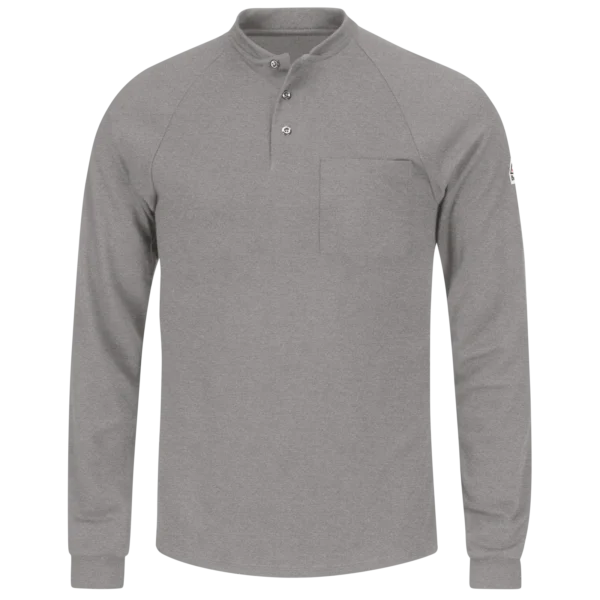 HENLEY NAVY, MEN'S 6 5oz LS CT2